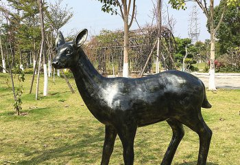 鹿雕塑-公園銅雕戶(hù)外園林景觀裝飾品擺件鹿雕塑