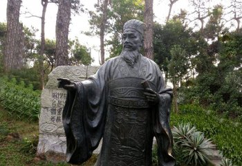 蔡倫雕塑-公園景區(qū)歷史名人紙神銅雕蔡倫雕塑