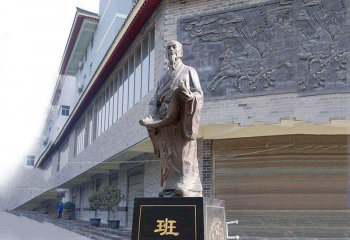 班固銅雕像-城市廣場(chǎng)東漢時(shí)期史學(xué)家班固鑄銅雕塑