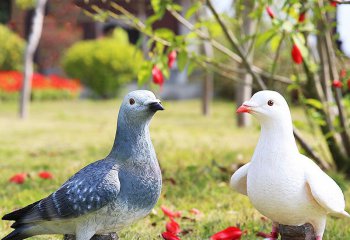 精美彩繪玻璃公園擺件 帶給你別樣情調