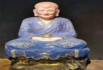 十八羅漢雕塑-玻璃鋼彩繪景區寺廟打坐的十八羅漢雕塑