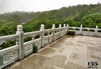 欄桿欄板雕塑-景區(qū)宮殿陽(yáng)臺(tái)戶(hù)外大理石欄桿欄板雕塑