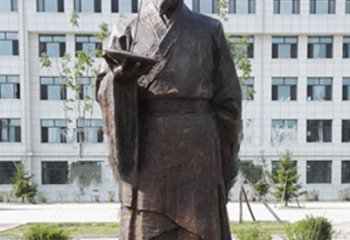 祖沖之雕塑-大學(xué)廣場古代著名數(shù)學(xué)家祖沖之銅雕像