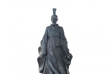 屈原雕塑-觀光景區(qū)擺放鑄造青銅愛(ài)國(guó)詩(shī)人屈原雕塑