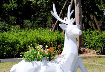 玻璃鋼幾何花盆，助您打造完美自然公園 