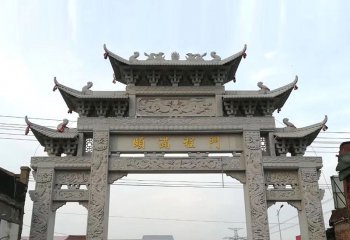 石雕牌坊，傳承中國(guó)工藝文化，賦予百年之久的不朽祝福