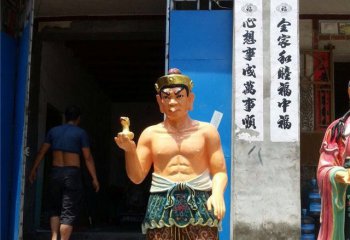 三十二應(yīng)身-比沙門天王玻璃鋼彩繪32應(yīng)身神像