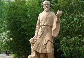 李時(shí)珍雕塑-園林景觀大理石醫(yī)學(xué)家李時(shí)珍石雕塑