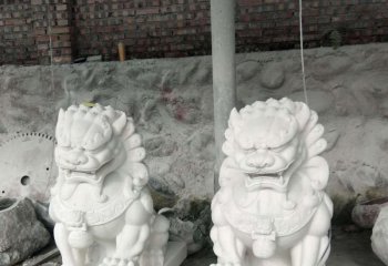 石雕獅子-石雕獅子，現代石雕獅子雕塑