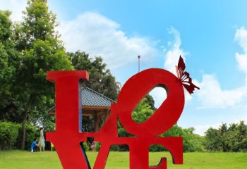 不銹鋼love景觀雕塑-不銹鋼love景觀雕塑，不銹鋼景觀love雕塑