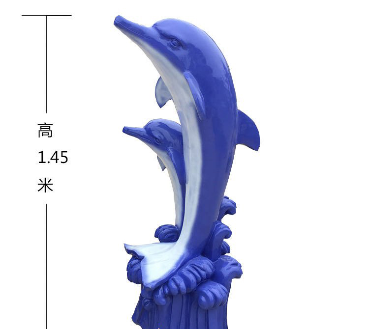 玻璃鋼海豚雕塑-玻璃鋼海豚雕塑，玻璃鋼海豚造型雕塑  高清圖片