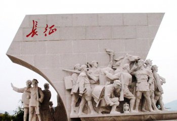 展現(xiàn)八路軍歷史，石雕傳遞永久的記憶